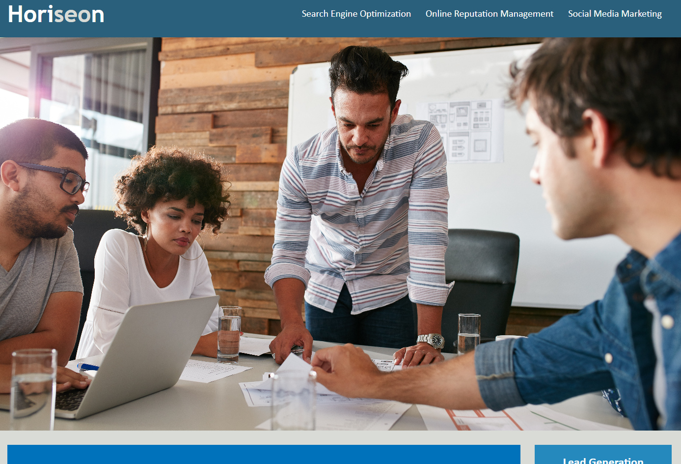 Screenshot of Horiseon Webpage